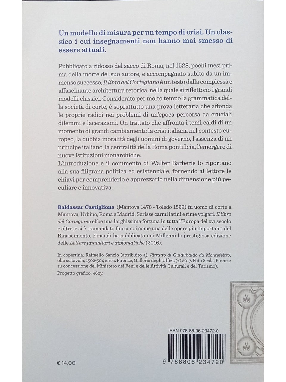 Libro - IL LIBRO DEL CORTEGIANO