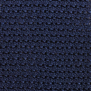 Cravatta in Maglia - NAVY BLUE CROCHET