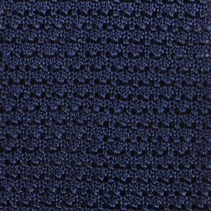 Cravatta in Maglia - NAVY BLUE CROCHET