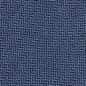 Cravatta in Cashmere - BLUE HERRINGBONE KASHMĪR
