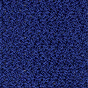 Cravatta in Maglia - ROYAL BLUE V POINT