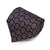 Cravatta in Seta - NAVY BLUE PATTERNS ROUND