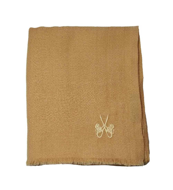 Sciarpa in Cashmere – MUSTARD DIAMOND
