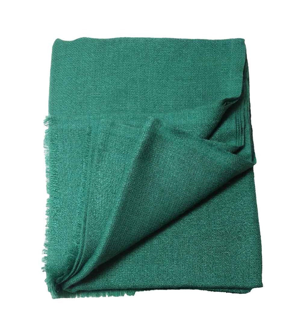 Sciarpa in Cashmere – EMERALD GREEN DIAMOND