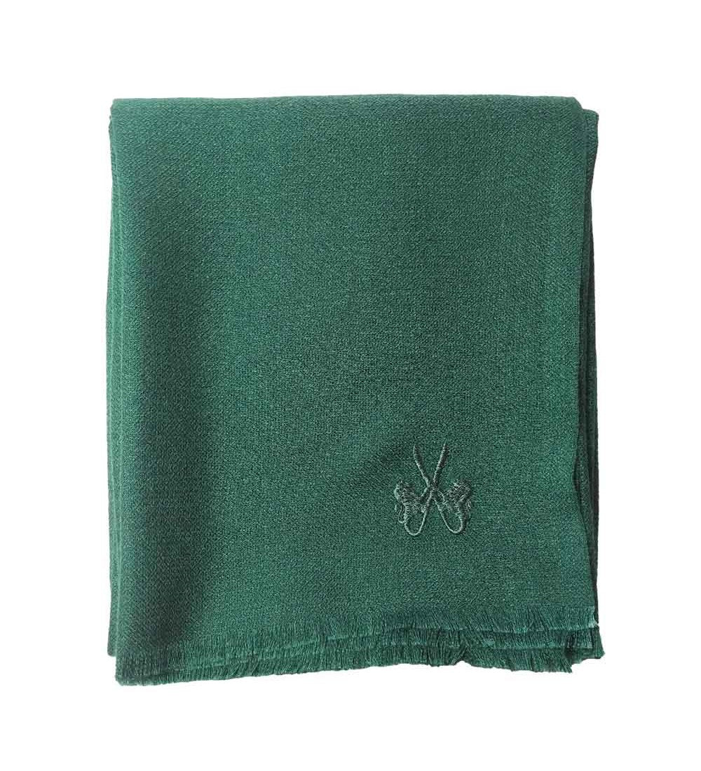 Sciarpa in Cashmere – PINE GREEN DIAMOND